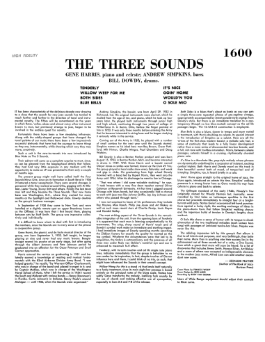 The Three Sounds - Introducing The Three Sounds (Vinyle)
