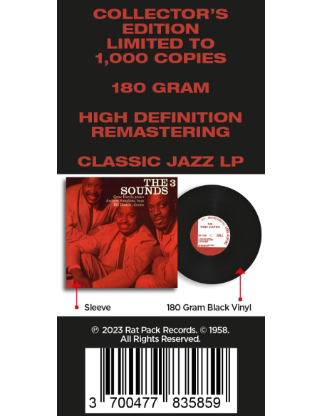 The Three Sounds - Introducing The Three Sounds (Vinyle)