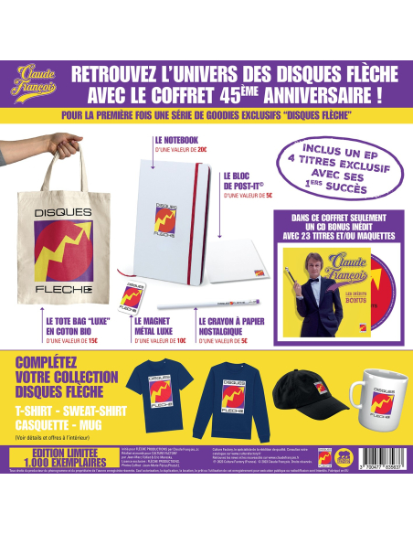 Claude François - Coffret 45ème Anniversaire (Spécial Disques Flèche)