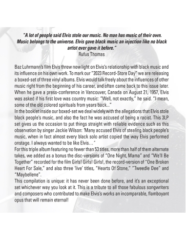 Elvis Presley - Elvis Is Black! - RSD 2023 (CD)