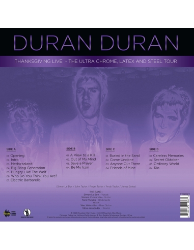 Duran Duran - The Ultra Chrome, Latex And Steel Tour - Édition 25ème Anniversaire (Vinyle)