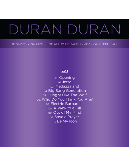 Duran Duran - The Ultra Chrome, Latex And Steel Tour - Édition 25ème Anniversaire (CD)