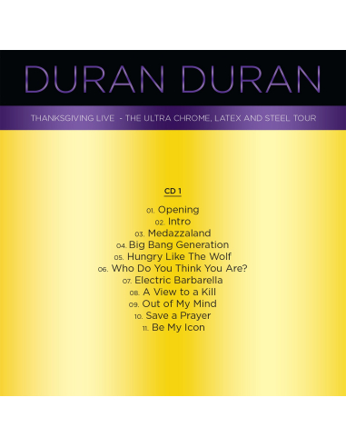 Duran Duran - The Ultra Chrome, Latex And Steel Tour - Édition 25ème Anniversaire (CD)
