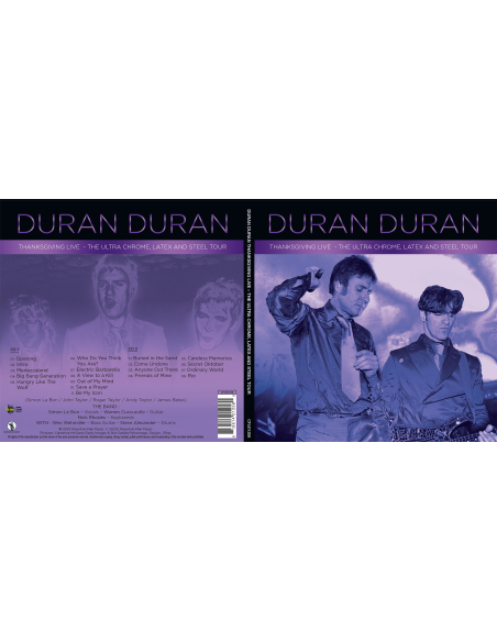 Duran Duran - The Ultra Chrome, Latex And Steel Tour - Édition 25ème Anniversaire (CD)