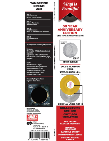 Tangerine Dream - Zeit (Édition 50ème Anniversaire) (Vinyle)