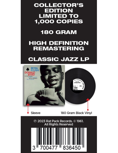 Donald Byrd - Royal Flush (Vinyle)