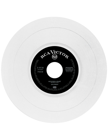 Elvis Presley - Wooden Heart - Vinyle Blanc (Espagne) (Vinyle 7'')