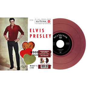 Elvis Presley - Wooden Heart - Vinyle Bordeaux (Espagne) (Vinyle 7'')