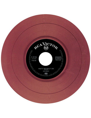 Elvis Presley - Wooden Heart - Vinyle Bordeaux (Espagne) (Vinyle 7'')