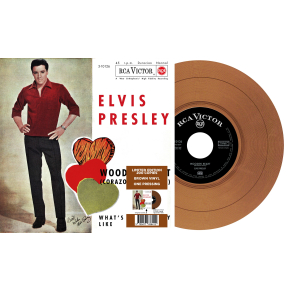 Elvis Presley - Wooden Heart - Vinyle Marron (Espagne) (Vinyle 7'')