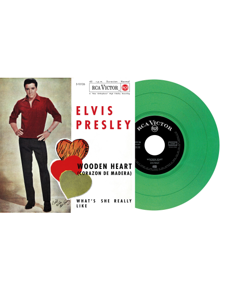 Elvis Presley - Wooden Heart - Vinyle Vert (Espagne) (Vinyle 7'')