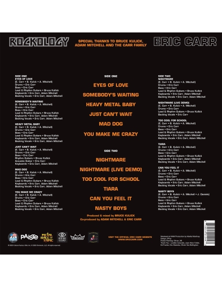 Eric Carr - Rockology - RSD BF 2023 - Picture-Disc (Vinyle)