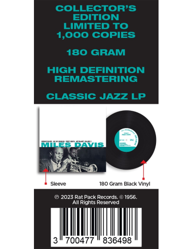 Miles Davis - Volume 2 (Vinyle)