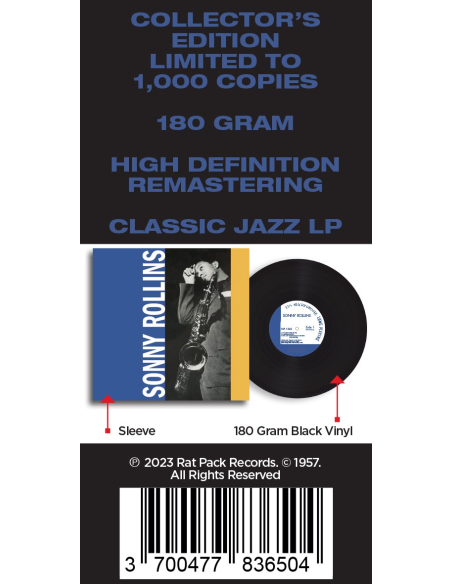 Sonny Rollins - Volume 1 (Vinyle)
