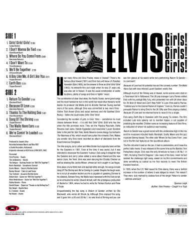 Elvis Presley - Girls! Girls! Girls! - Vinyle Bleu - Not Now Music