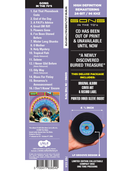 Gong - In The 70's (CD)