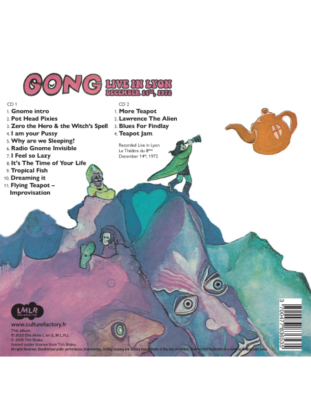 Gong - Live in Lyon 1972 (CD)