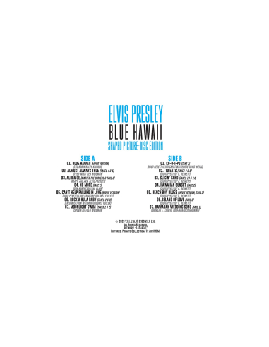 Elvis Presley - Blue Hawaii - Picture-Disc Découpé (Vinyle)