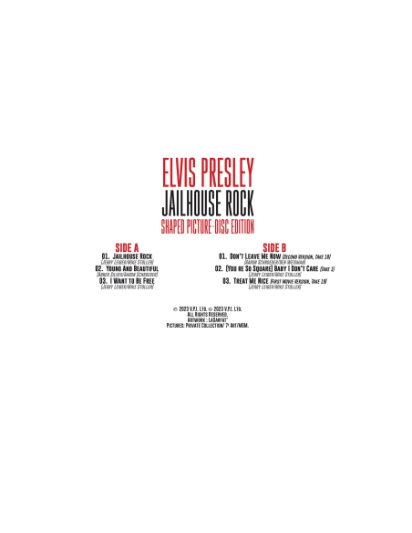 Elvis Presley - Jailhouse Rock - Picture-Disc Découpé (Vinyle)