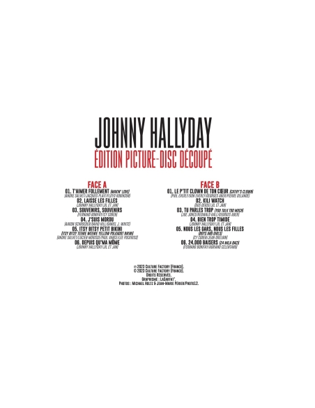 Johnny Hallyday - Johnny - Picture-Disc Découpé (Vinyle)