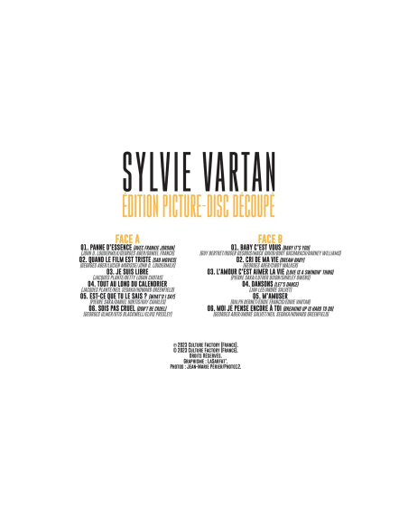 Sylvie Vartan - Sylvie - Picture-Disc Découpé (Vinyle)