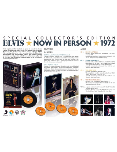 Elvis Presley - Now In Person 1972  - FTD (Livre)
