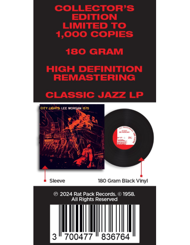 Lee Morgan - City Lights (Vinyle)