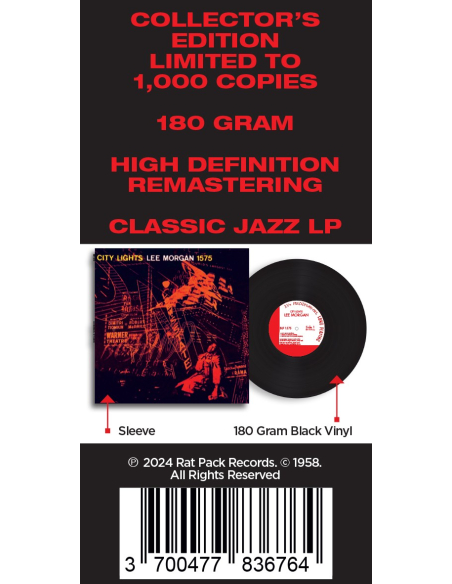 Lee Morgan - City Lights (Vinyle)