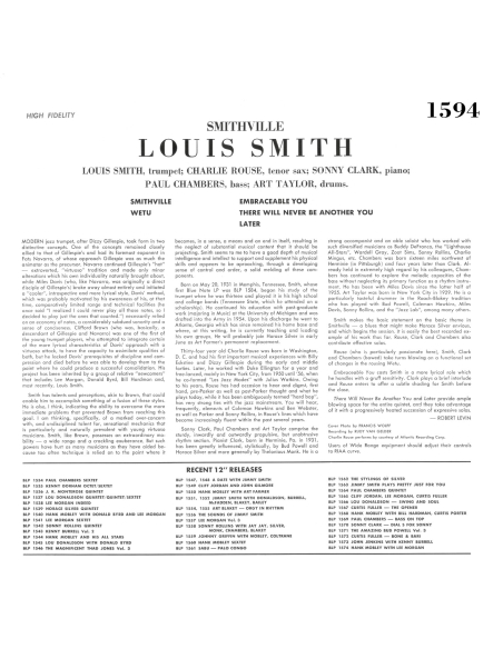 Louis Smith - Smithville (Vinyle)