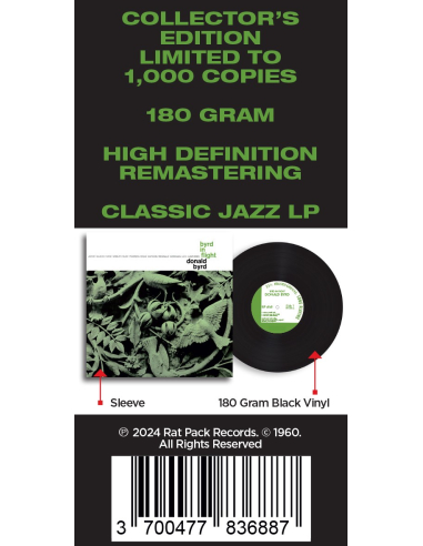 Donald Byrd - Byrd In Flight (Vinyle)