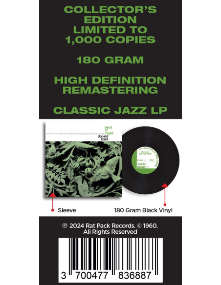 Donald Byrd - Byrd In Flight (Vinyle)