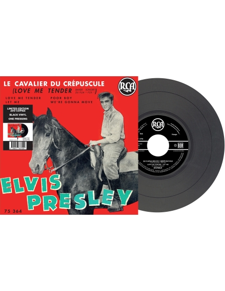Elvis Presley - Le Cavalier du Crépuscule - Vinyle Noir (France) (Vinyle 7'')