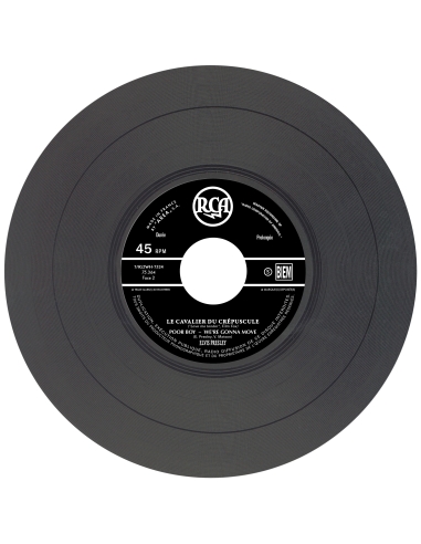 Elvis Presley - Le Cavalier du Crépuscule - Vinyle Noir (France) (Vinyle 7'')