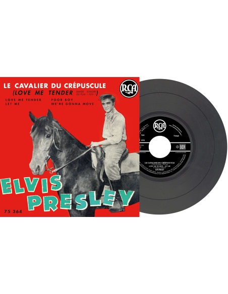 Elvis Presley - Le Cavalier du Crépuscule - Vinyle Noir (France) (Vinyle 7'')