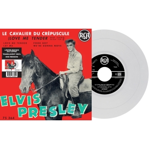 Elvis Presley - Le Cavalier du Crépuscule - Vinyle Transparent (France) (Vinyle 7'')