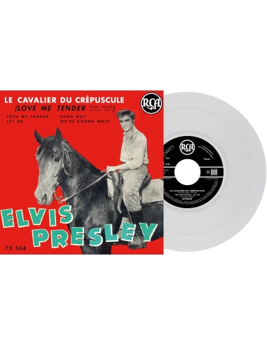 Elvis Presley - Le Cavalier du Crépuscule - Vinyle Transparent (France) (Vinyle 7'')
