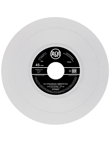Elvis Presley - Le Cavalier du Crépuscule - Vinyle Transparent (France) (Vinyle 7'')