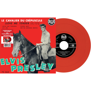 Elvis Presley - Le Cavalier du Crépuscule - Vinyle Rouge (France) (Vinyle 7'')