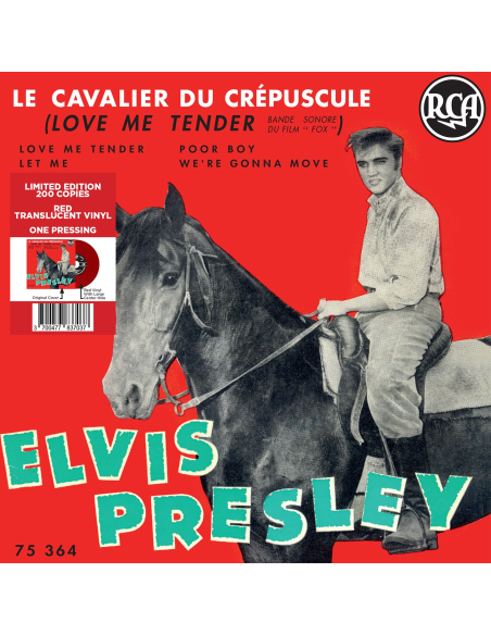 Elvis Presley - Le Cavalier du Crépuscule - Vinyle Rouge (France) (Vinyle 7'')