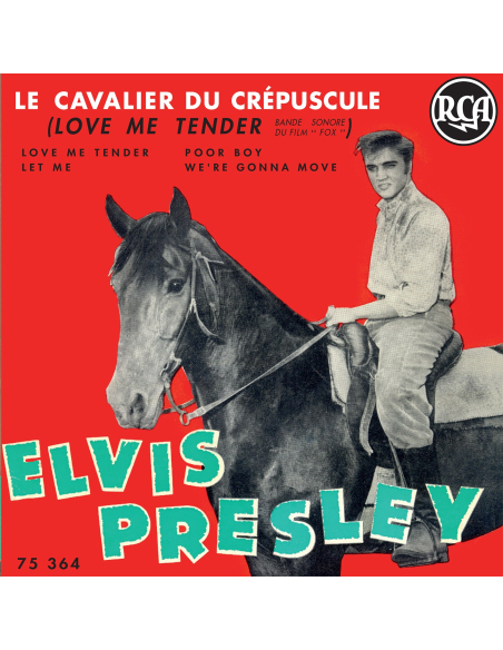 Elvis Presley - Le Cavalier du Crépuscule - Vinyle Rouge (France) (Vinyle 7'')