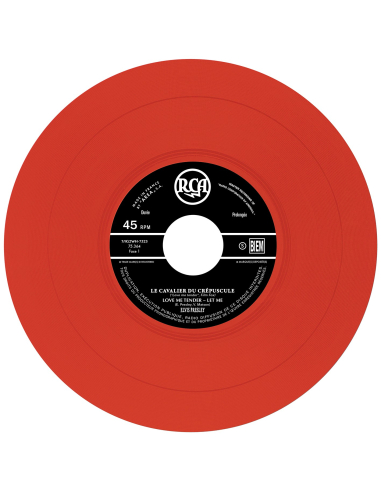 Elvis Presley - Le Cavalier du Crépuscule - Vinyle Rouge (France) (Vinyle 7'')