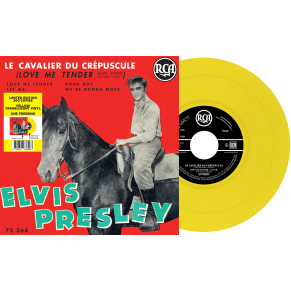 Elvis Presley - Le Cavalier du Crépuscule - Vinyle Jaune (France) (Vinyle 7'')
