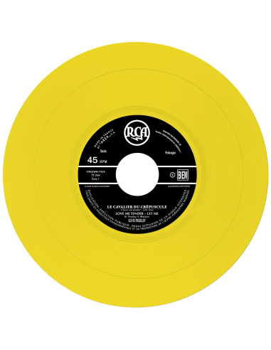 Elvis Presley - Le Cavalier du Crépuscule - Vinyle Jaune (France) (Vinyle 7'')