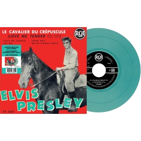 Elvis Presley - Le Cavalier du Crépuscule - Vinyle Bleu/Vert (France) (Vinyle 7'')