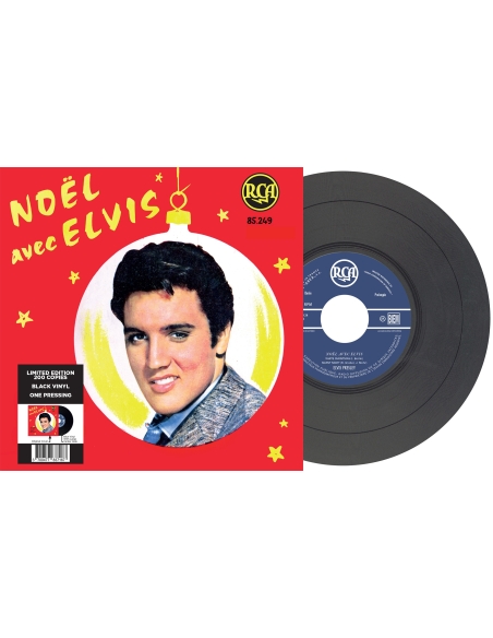 Elvis Presley - Noël Avec Elvis - Vinyle Noir (France) (Vinyle 7'')