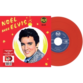 Elvis Presley - Noël Avec Elvis - Vinyle Rouge (France) (Vinyle 7'')