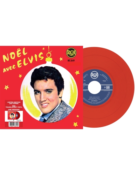 Elvis Presley - Noël Avec Elvis - Vinyle Rouge (France) (Vinyle 7'')