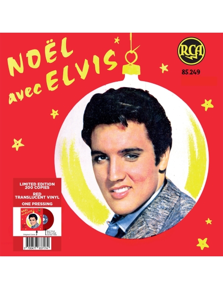 Elvis Presley - Noël Avec Elvis - Vinyle Rouge (France) (Vinyle 7'')