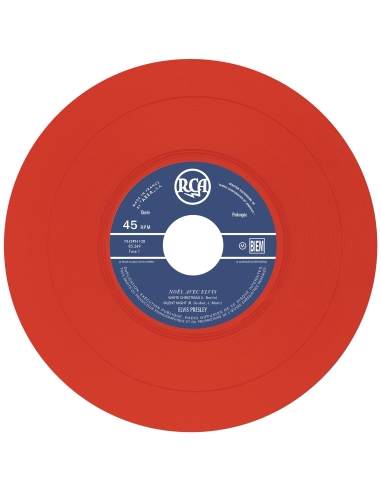 Elvis Presley - Noël Avec Elvis - Vinyle Rouge (France) (Vinyle 7'')