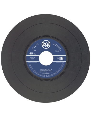 Elvis Presley - Noël Avec Elvis - Vinyle Noir (France) (Vinyle 7'')